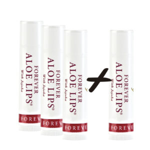 Aloe Lips Plus - 4 Lips Aloe Vera Forever Com Jojoba Labios Ressecados